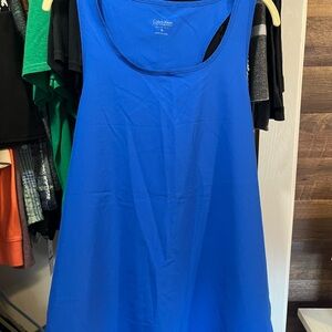 Women’s Calvin Klein tank. Beautiful blue color. NWT. Size XL.